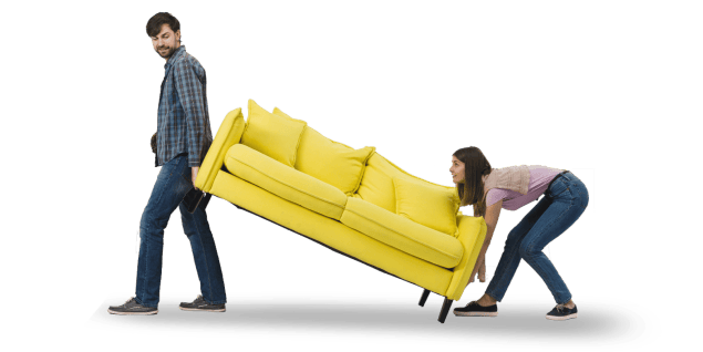 Paar Sofa